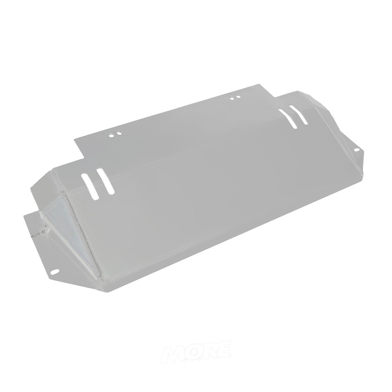Aluminum rear transfer case skid plate for Toyota 4Runner 5th Gen, off-road protection