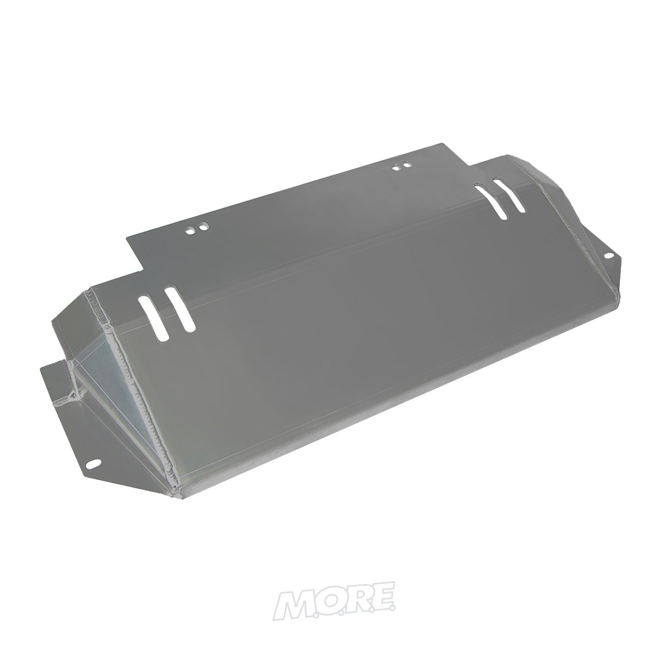 Aluminum rear transfer case skid plate for Toyota 4Runner Gen 5, off-road vehicle protection