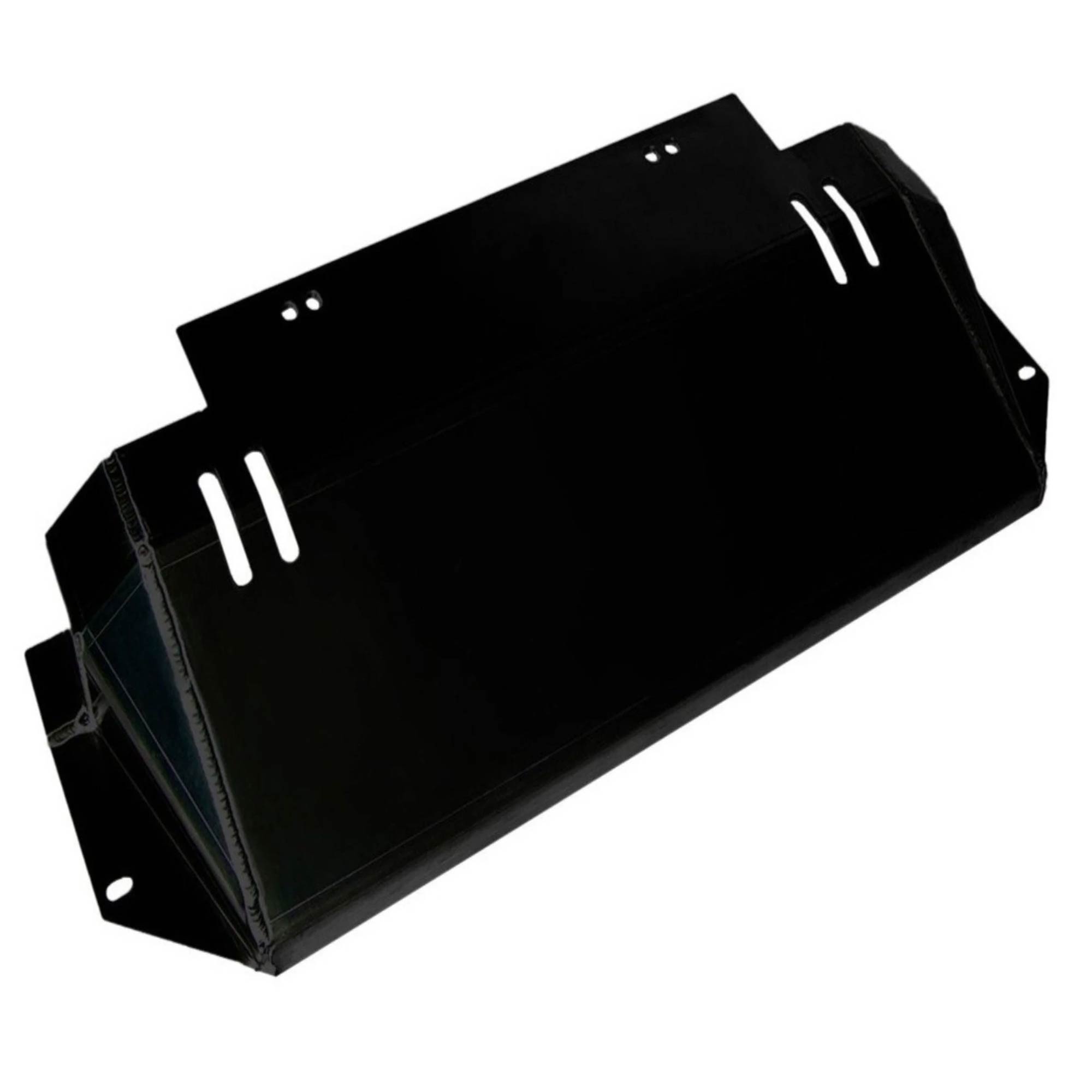 Steel rear transfer case skid plate for Toyota 4Runner Gen 5 KDSS, black, heavy-duty