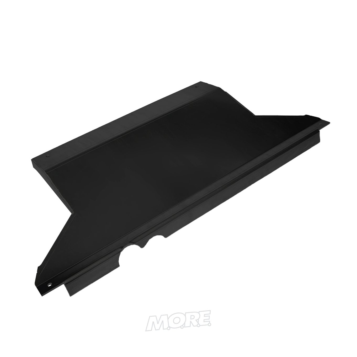 Steel rear transfer case skid plate for Toyota Tacoma Gen 2 2005-2015, black finish