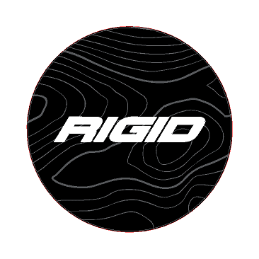 Rigid 360 Series 6" Light Cover Topo Overlays - Universal