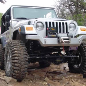 M.O.R.E. Rock Proof High Clearance front bumper for Jeep Wrangler TJ / LJ 1997-2006