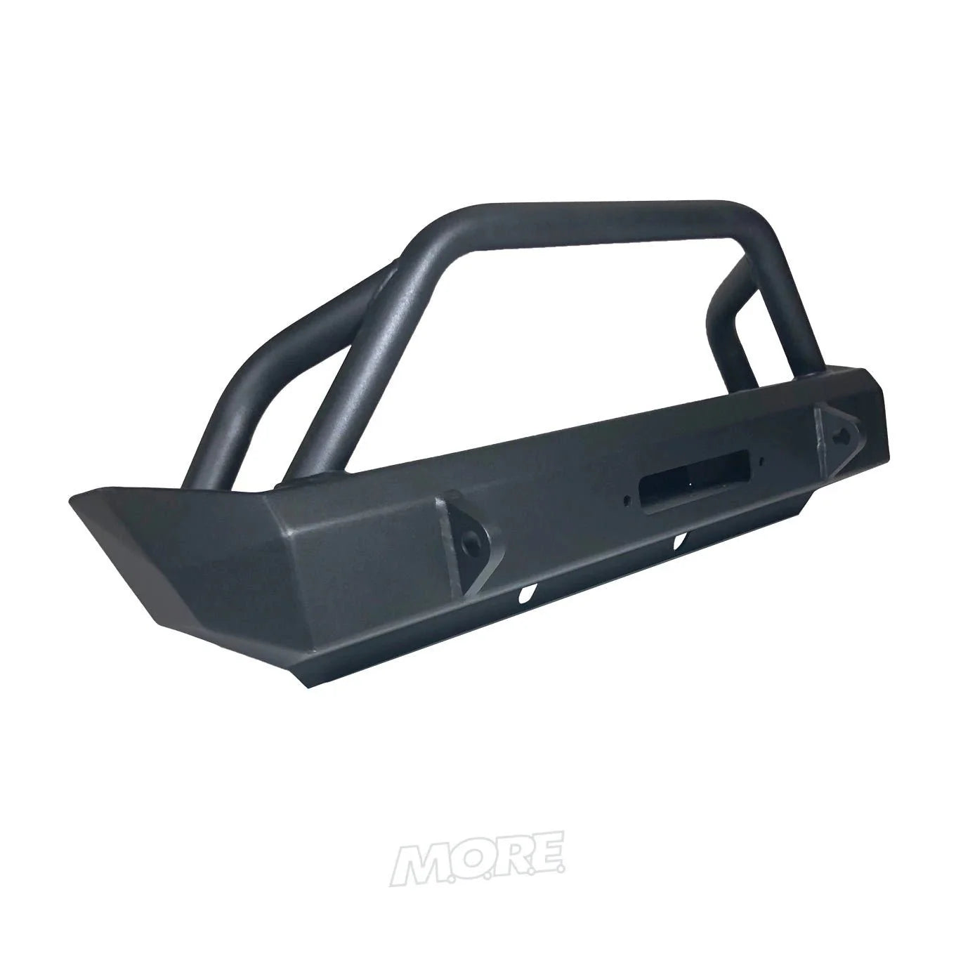 Heavy-duty steel front bumper with tube work for Jeep Gladiator JT, off-road accessory