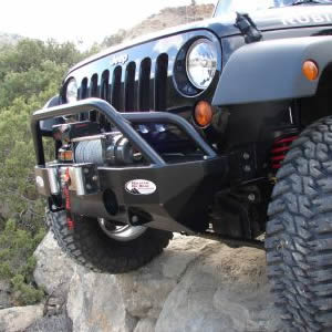 M.O.R.E. Rock Proof front bumper with tube work for Jeep Wrangler JK 2007-2018