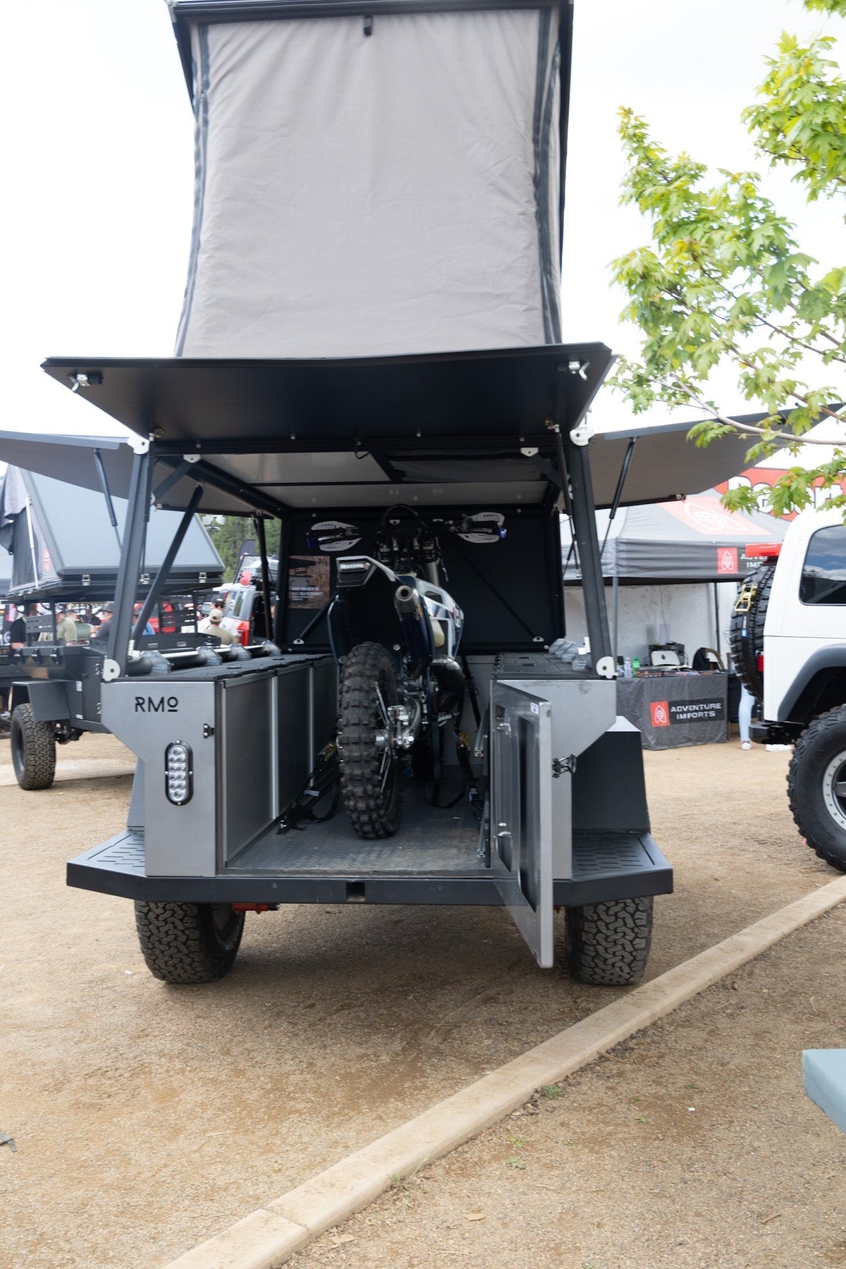 Rustic Mountain Overland Anzac GFC Moto Hauler - Driver Side Utility Module Package – view 4