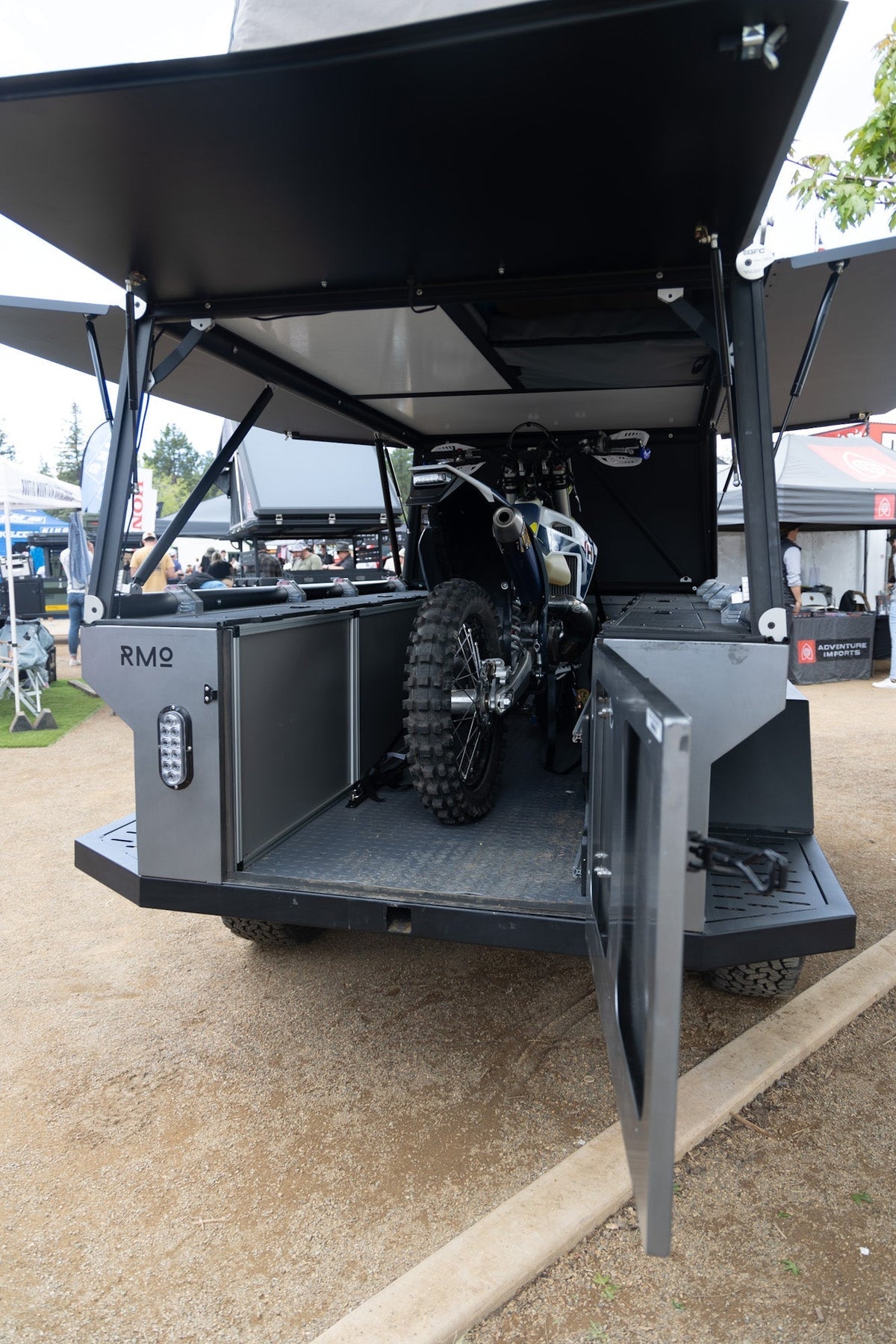 Rustic Mountain Overland Anzac GFC Moto Hauler - Driver Side Utility Module Package – view 2