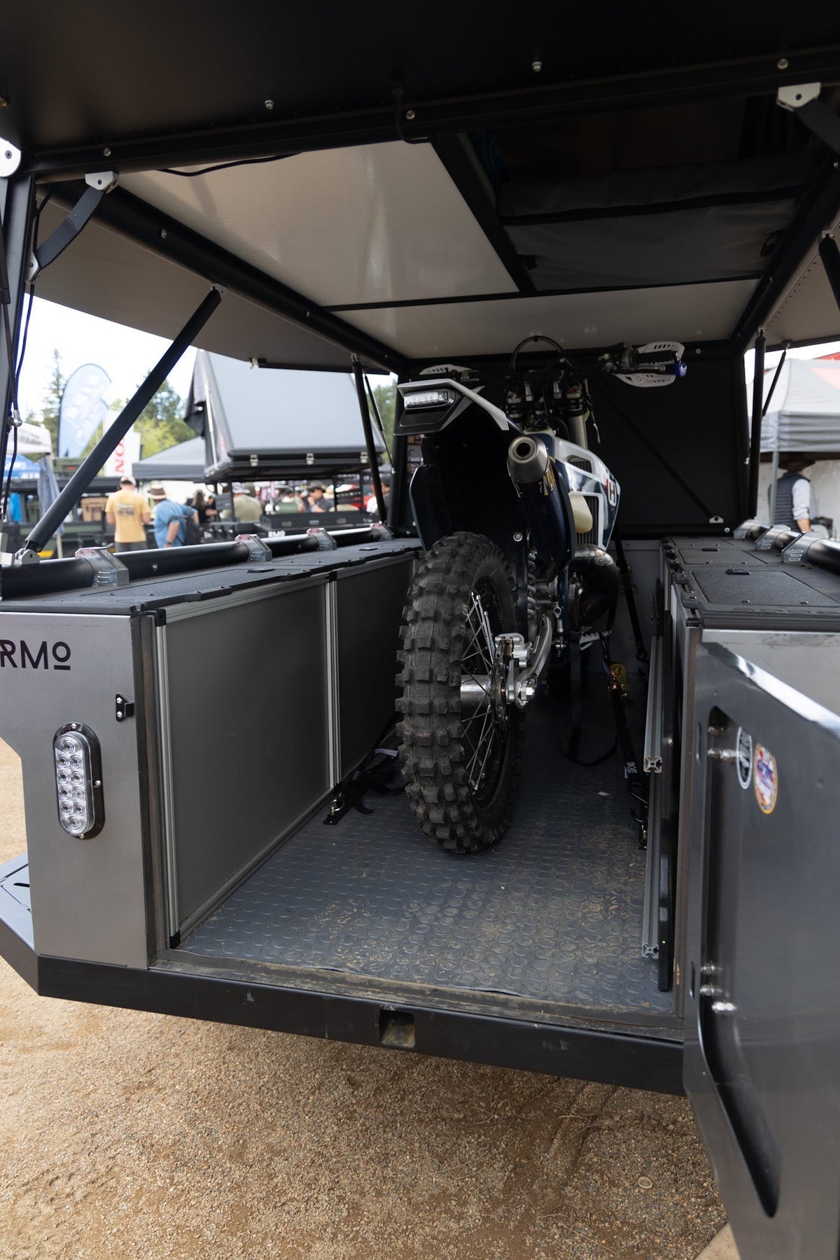 Rustic Mountain Overland Anzac GFC Moto Hauler - Driver Side Utility Module Package – view 3