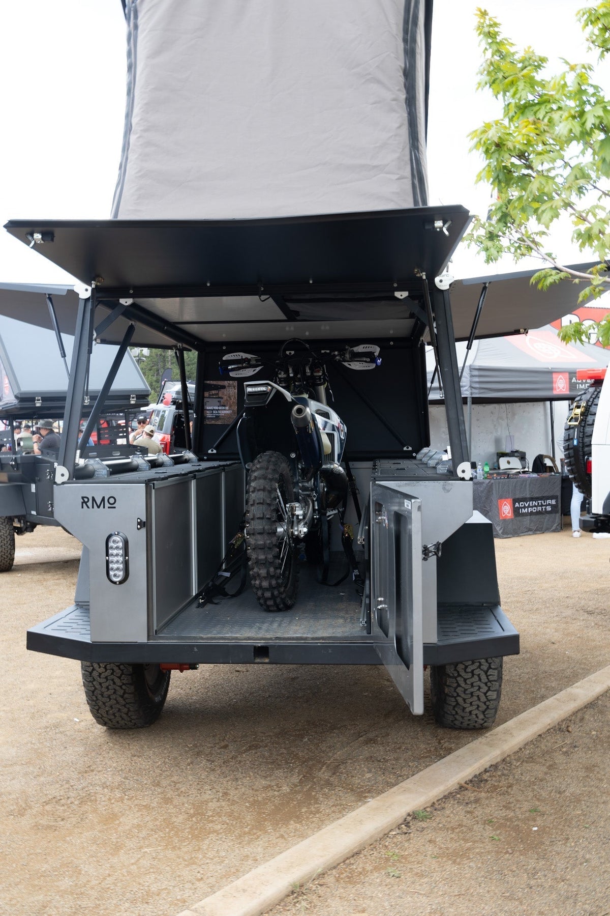 Rustic Mountain Overland Anzac GFC Moto Hauler - Driver Side Utility Module Package – view 5