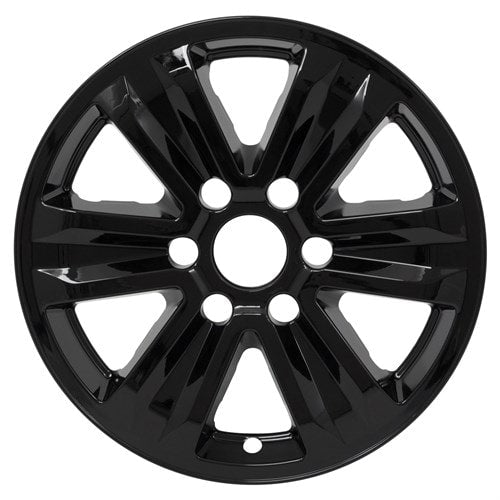 Ecoological 17" gloss black wheel skin set for Ford F-150 2015-2020