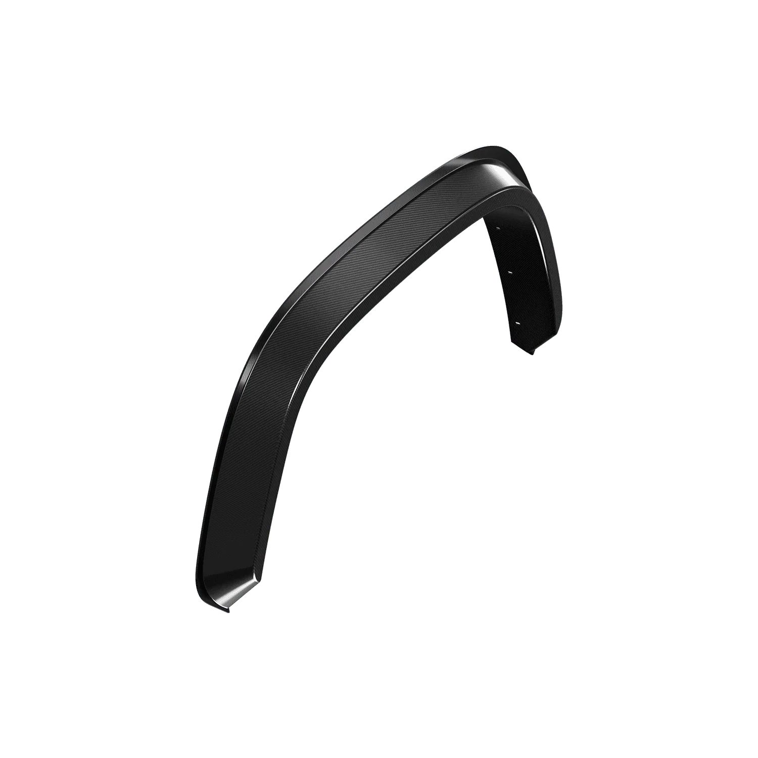 Black overland vehicle fender flare accessory for off-road trucks and SUVs