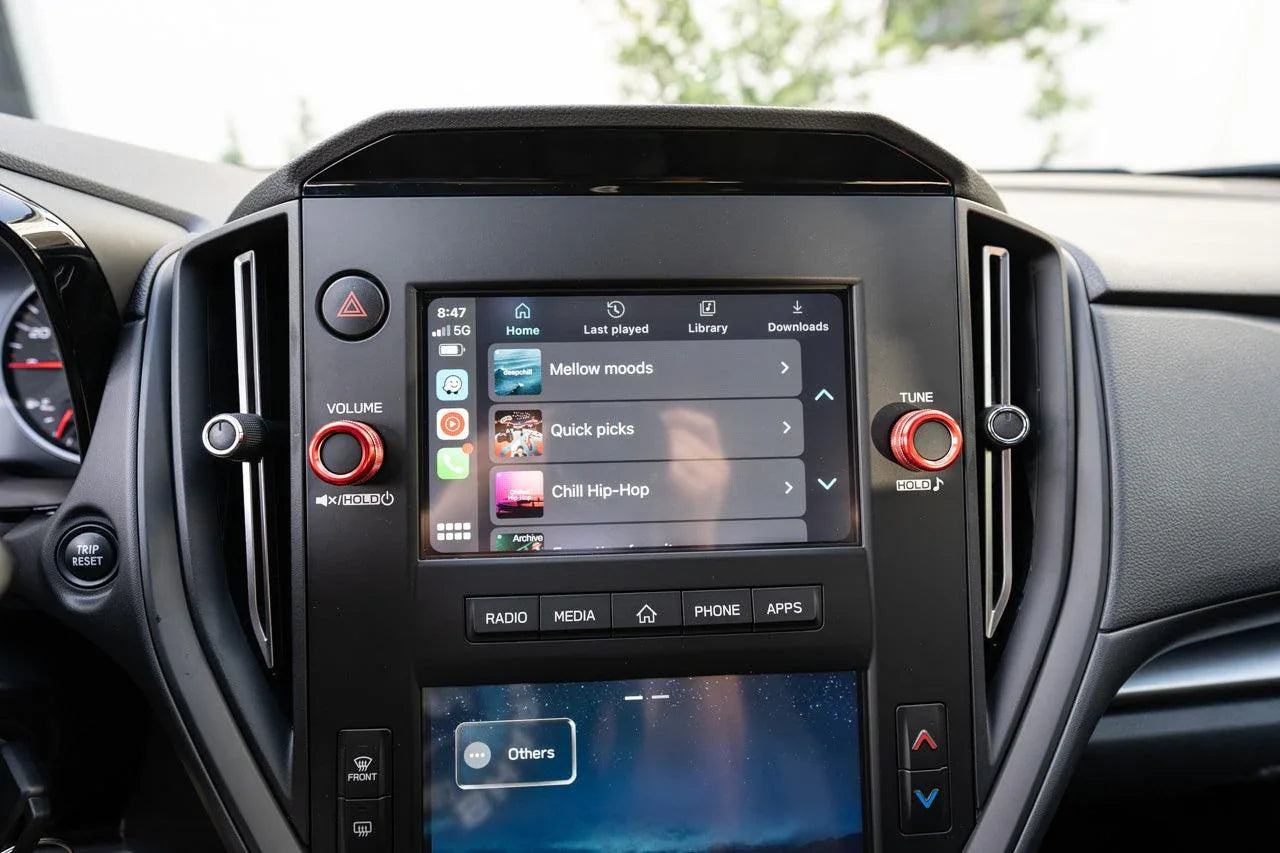 SFB CNC Radio Knobs fits 2022+ Subaru WRX