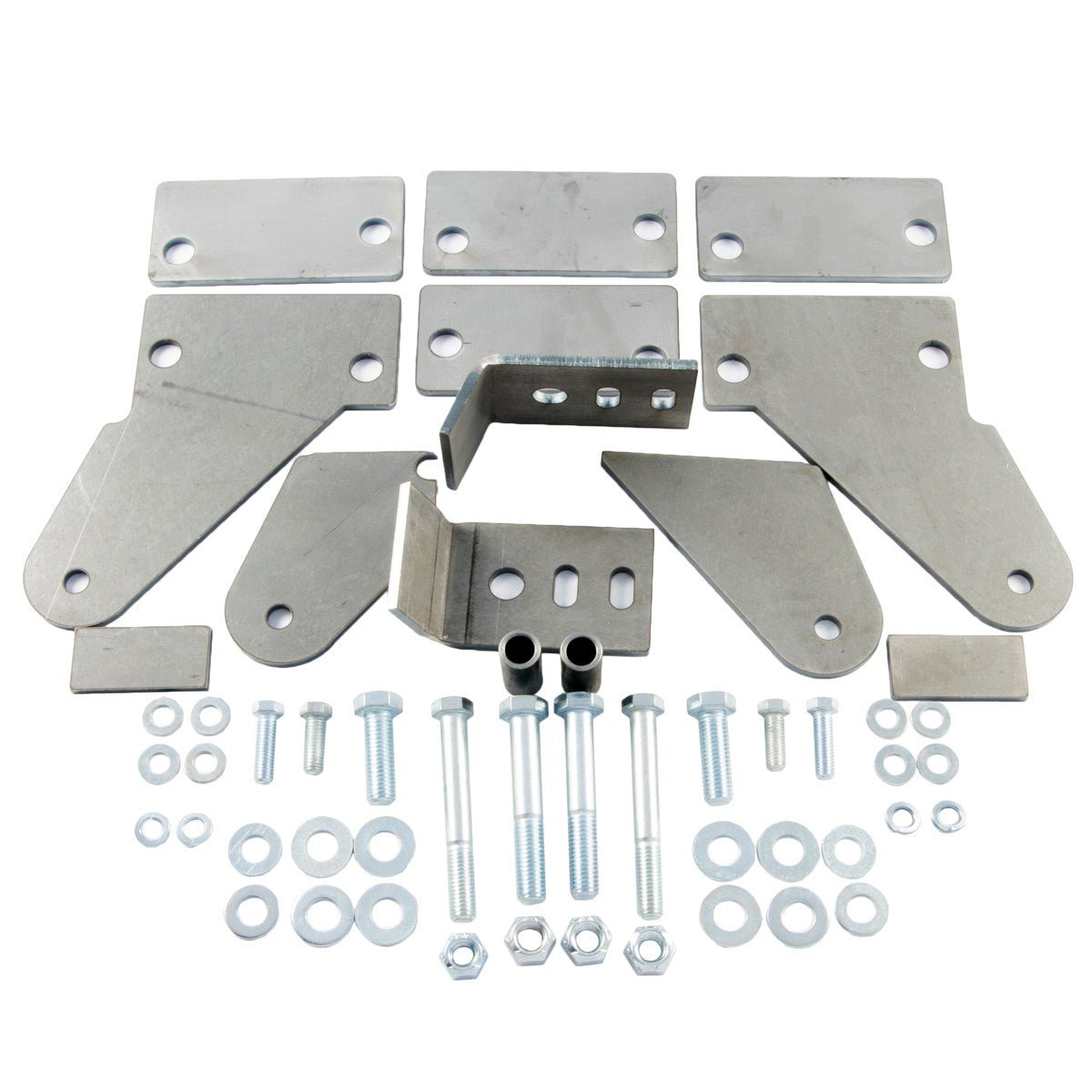 Shackle reversal brackets kit with bolts and plates for Jeep CJ 1976-1986 suspension upgrade