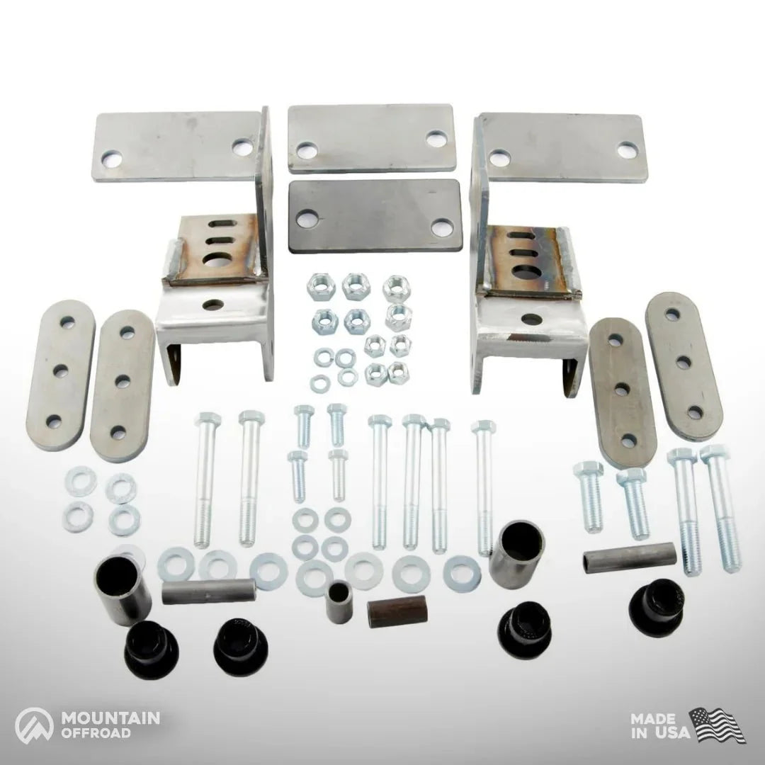M.O.R.E. shackle reversal system for Jeep CJ 1976-1986 with 2.5 in. YJ springs - view 18