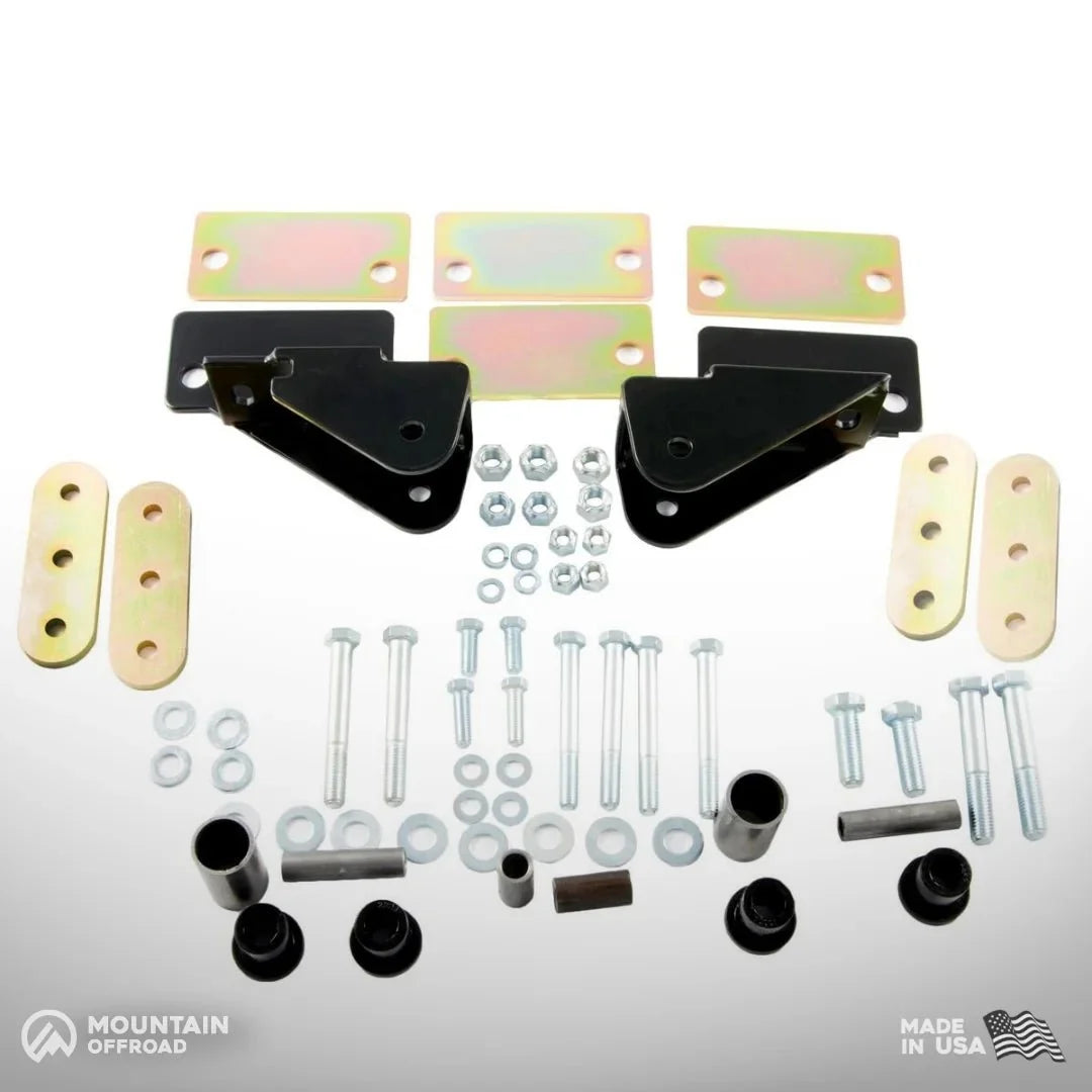M.O.R.E. shackle reversal system for Jeep CJ 1976-1986 with 2.5 in. YJ springs - view 10