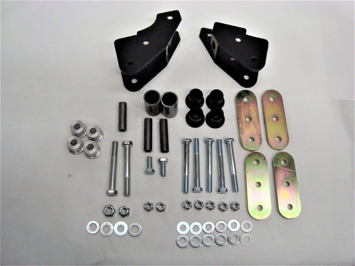 M.O.R.E. shackle reversal system with weld-in shackle hanger for Jeep Wrangler YJ 1987-1995 - view 7
