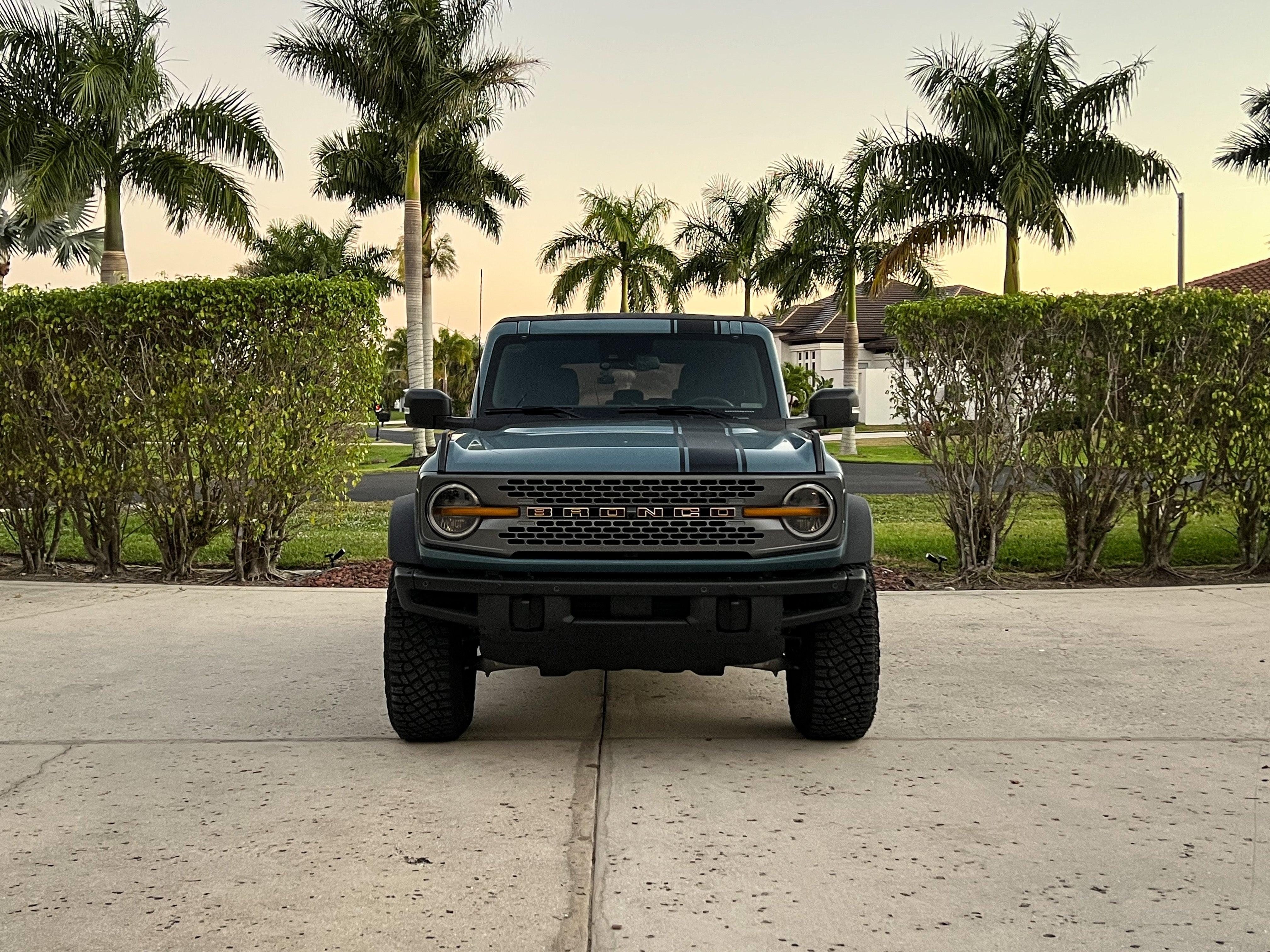 Smoked Signature DRL Bar Overlays - 2021+ Bronco (Signature Headlights)