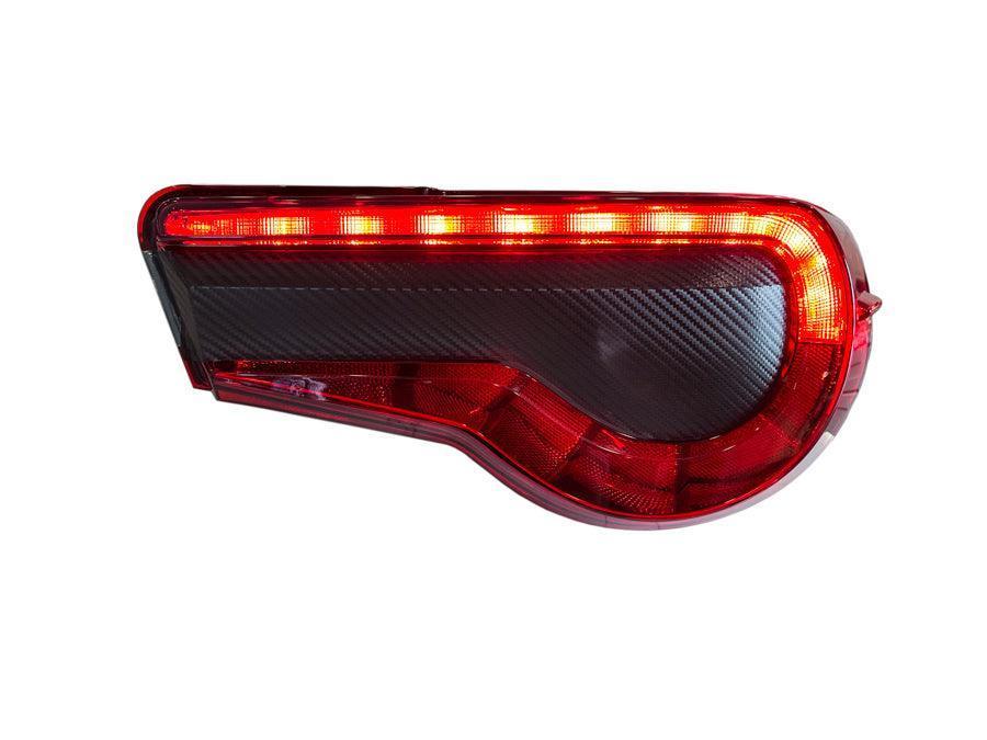 Special Edition Dark Smoke Carbon Fiber Tail Light Overlays - 2017-2021 Toyota 86 / Subaru BRZ