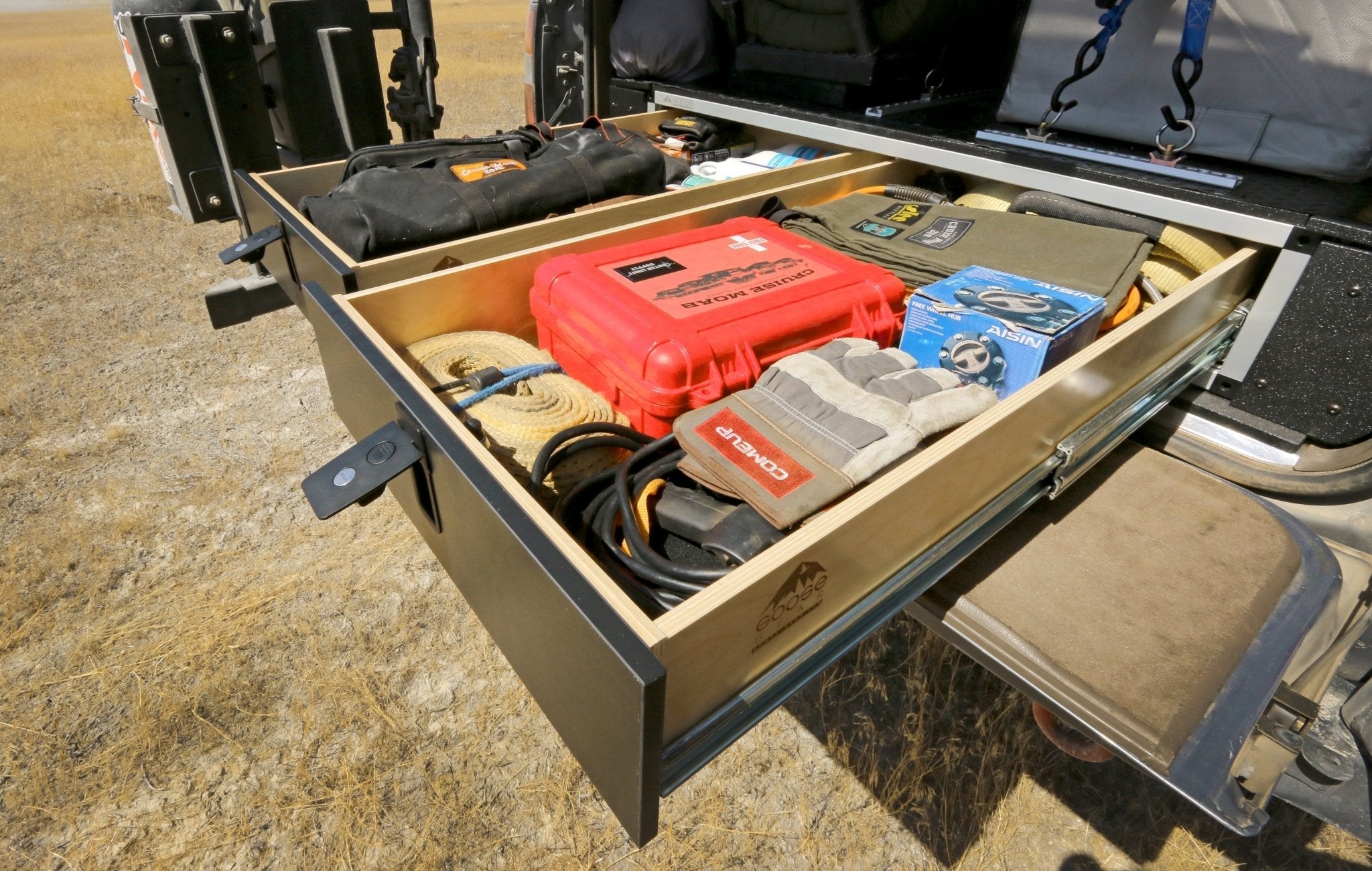 Goose Gear Stealth Sleep and Storage Packaged for Toyota Land Cruiser 1991-1997 80 Series - 43-3/8" W x 8" H x 40" D