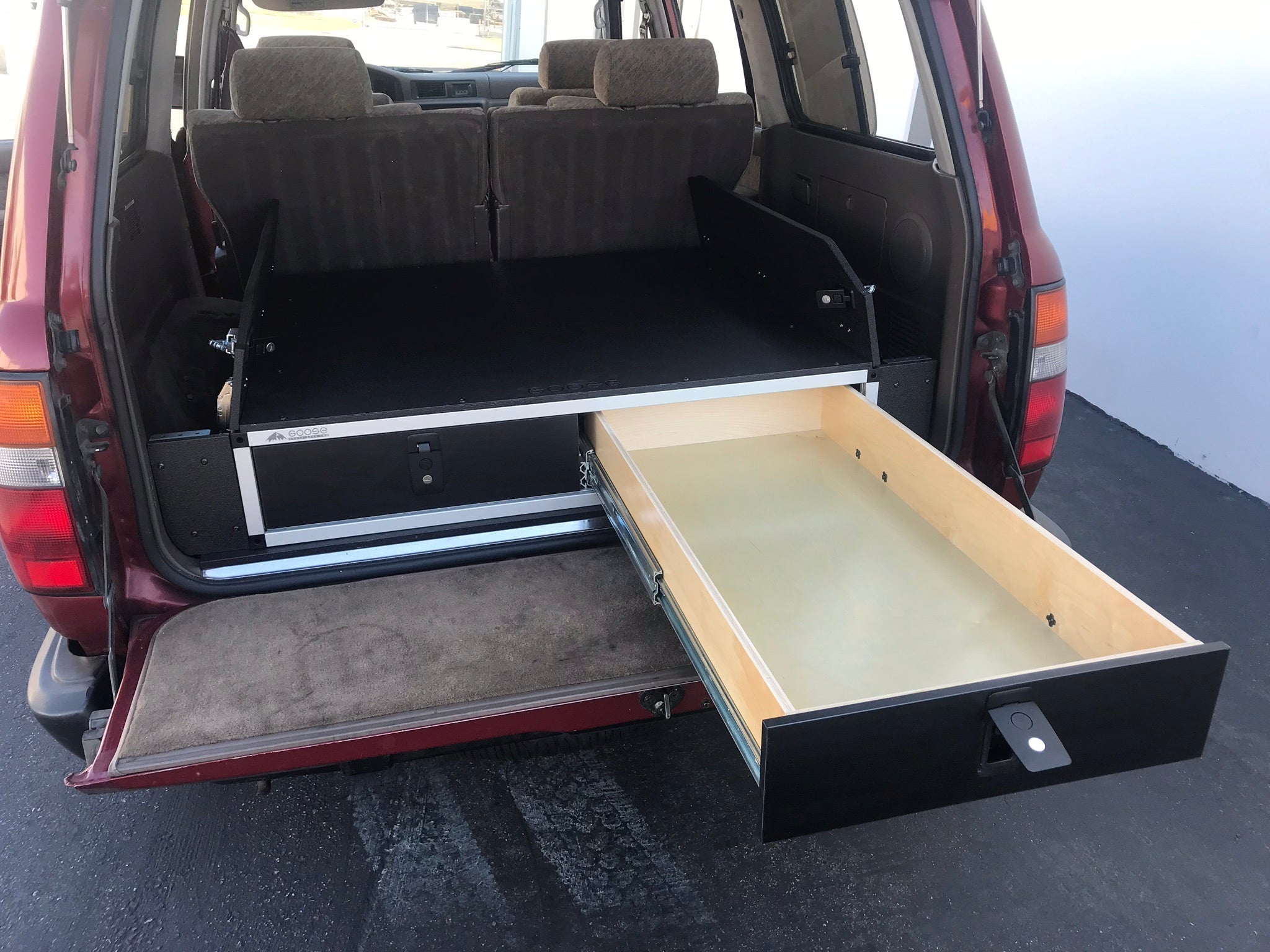 Stealth Sleep and Storage Package for Toyota Land Cruiser 1991-1997 80 Series - 43-3/8" W x 8" H x 40" D