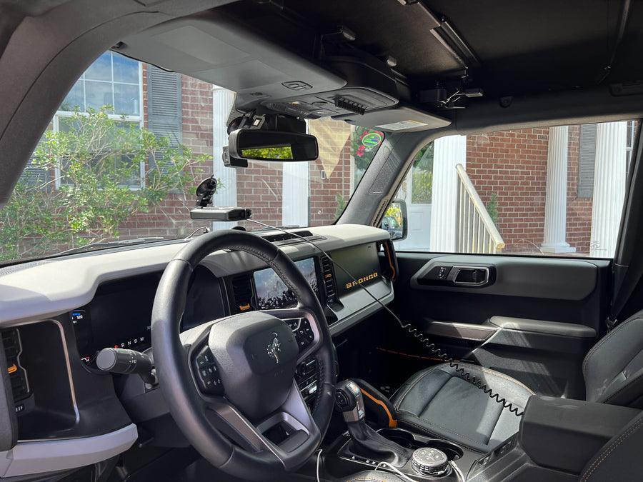 Sun Visor Warning Overlays - 2021+ Bronco / 2024+ Ranger Raptor