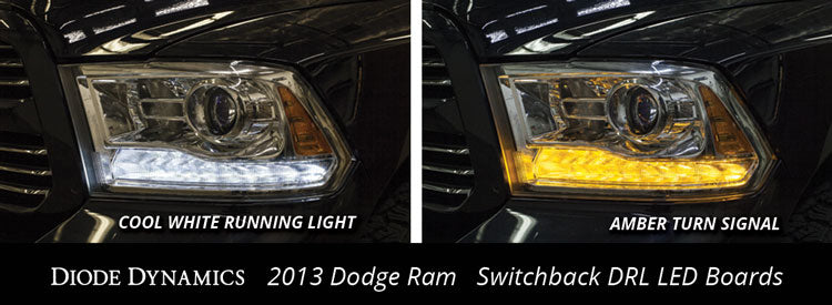 Diode Dynamics switchback LED boards for 2013-2018 Ram – color options