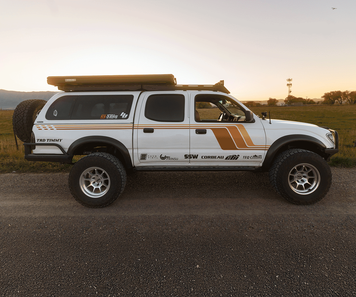 Prinsu Toyota Tacoma Double Cab Prinsu Pro Cab Rack view 5