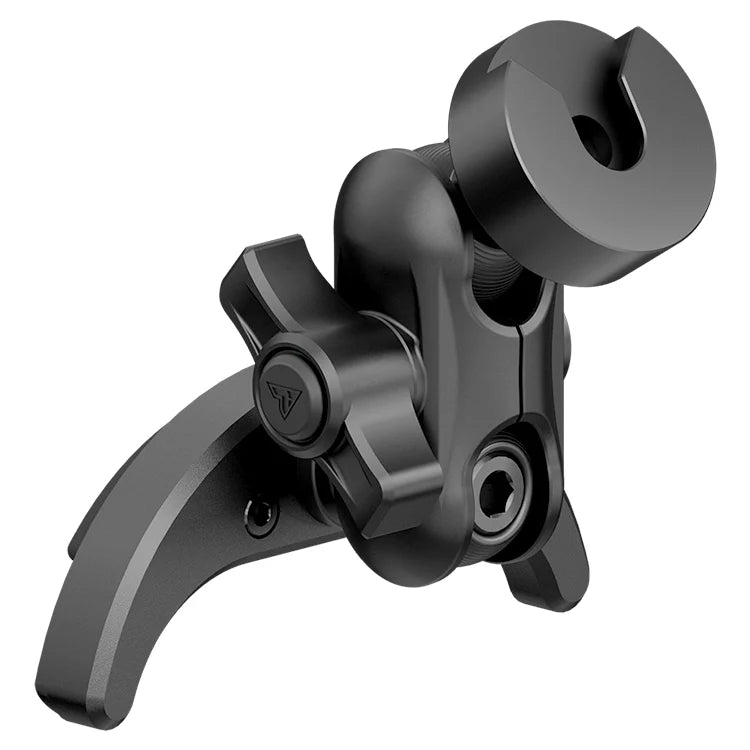 Black Tacoma Tundra CB mic holder vent mount, durable vehicle accessory.