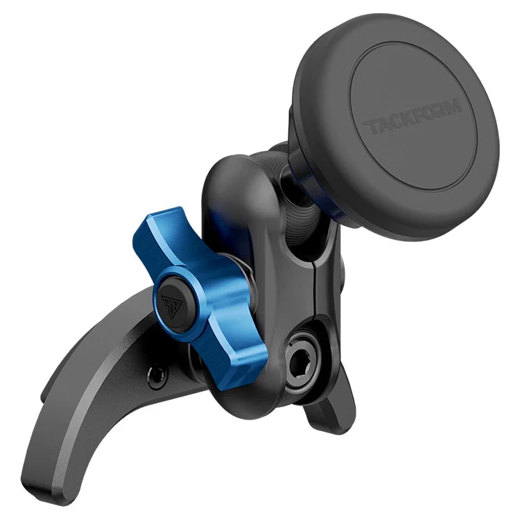 Magnetic vent mount phone holder with blue adjustment knob for Toyota Tacoma or Tundra