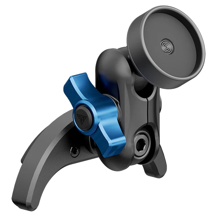Black and blue vent mount mic holder for Toyota Tacoma and Tundra vehicles