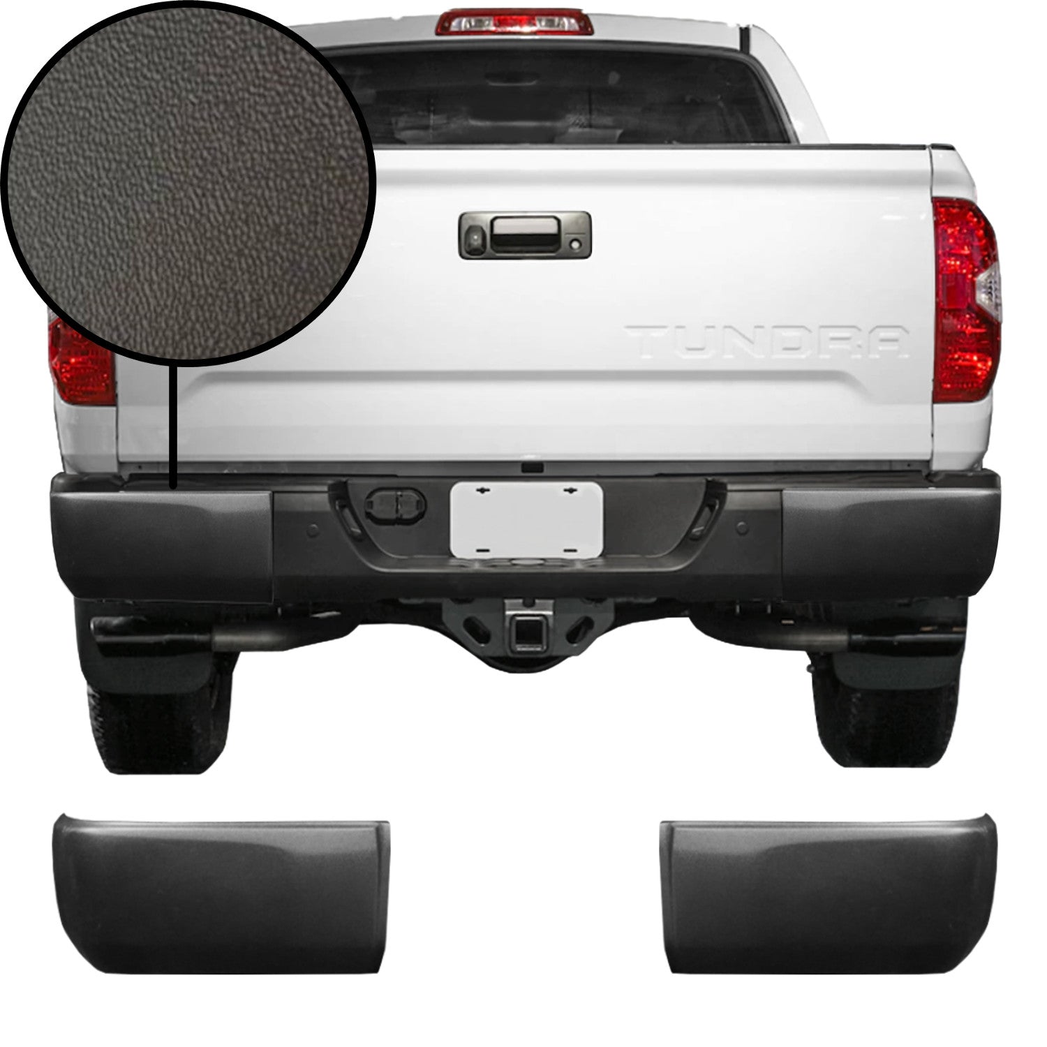 2014-2021 Tundra Rear Bumper Overlays - BumperShellz