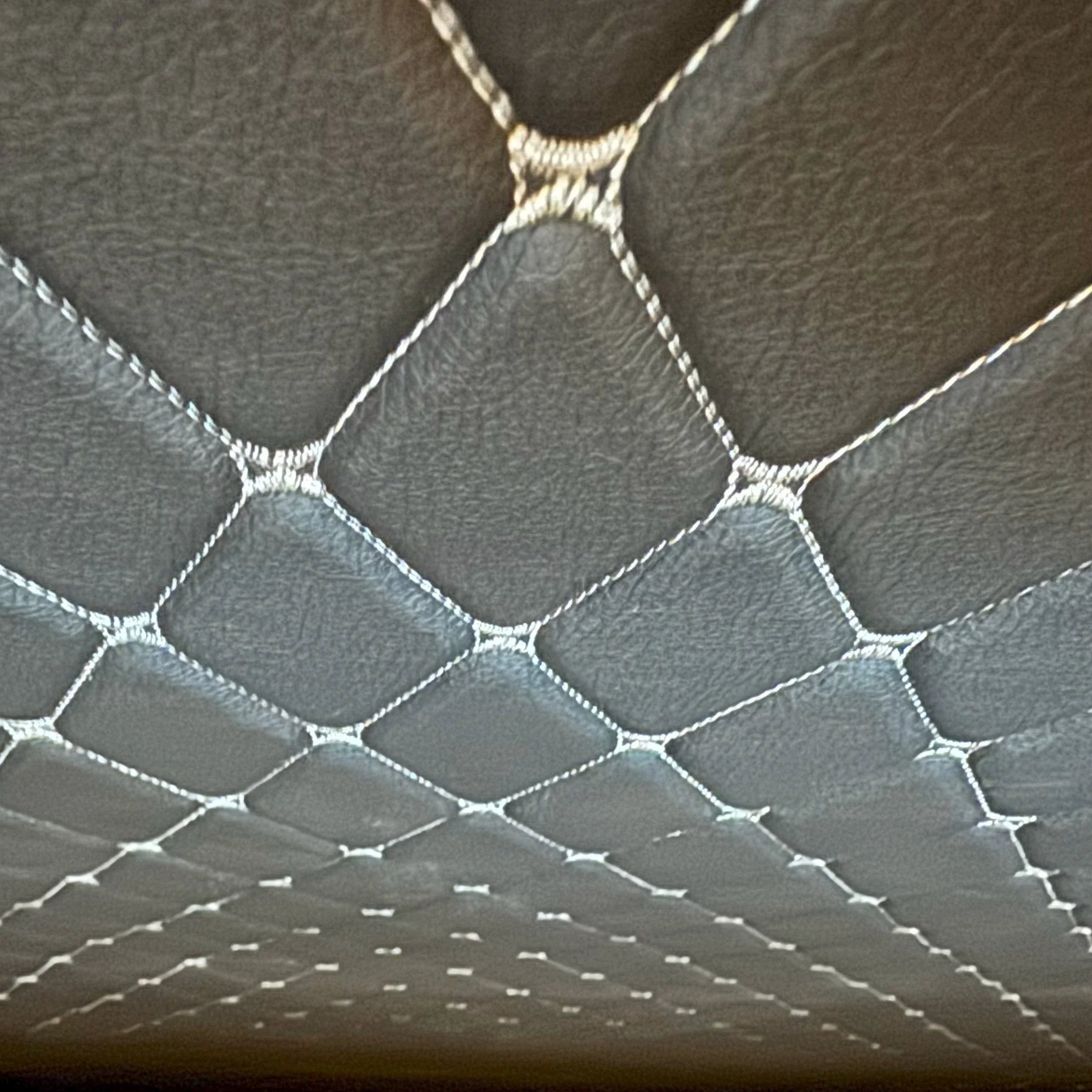 Thermal liner with diamond quilted stitching for overland canopy or vehicle interior.