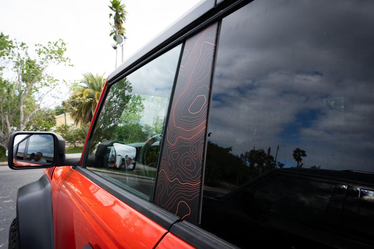 Topo B Pillar Protection Kit (Printed Series) - 2021+ Bronco