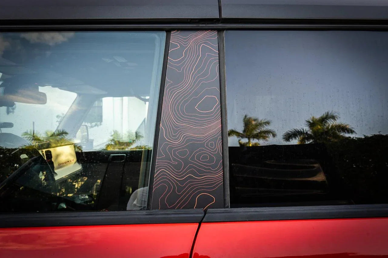 Topographic Map Premium Print Vinyl Rolls (3' or 6') - Matte Finish