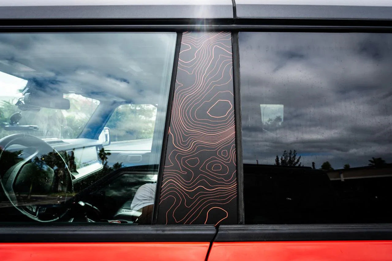 Topo B Pillar Protection Kit (Printed Series) - 2021+ Bronco