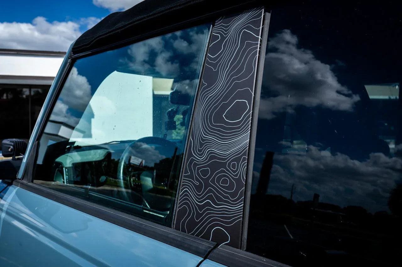 Topographic Map Premium Print Vinyl Rolls (3' or 6') - Matte Finish