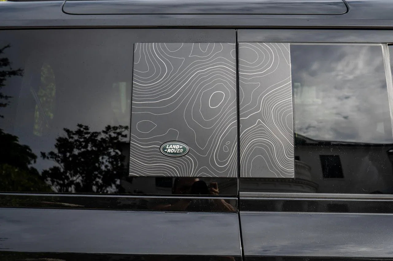 Topo Side Window Panel Overlays - 2020+ Land Rover Defender 110 / 130
