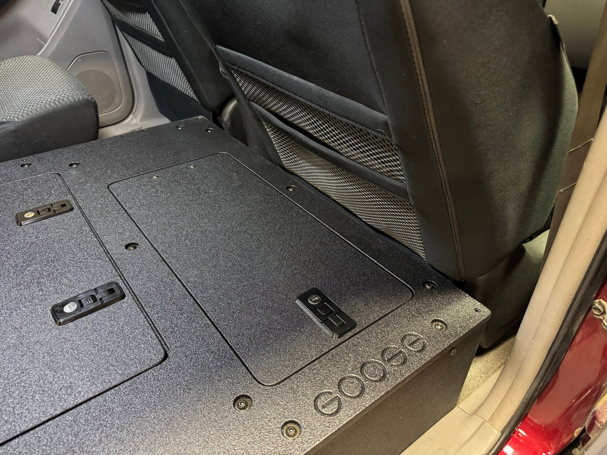 Goose Gear second row seat delete plate system for Toyota 4Runner 4th Gen 2003-2009