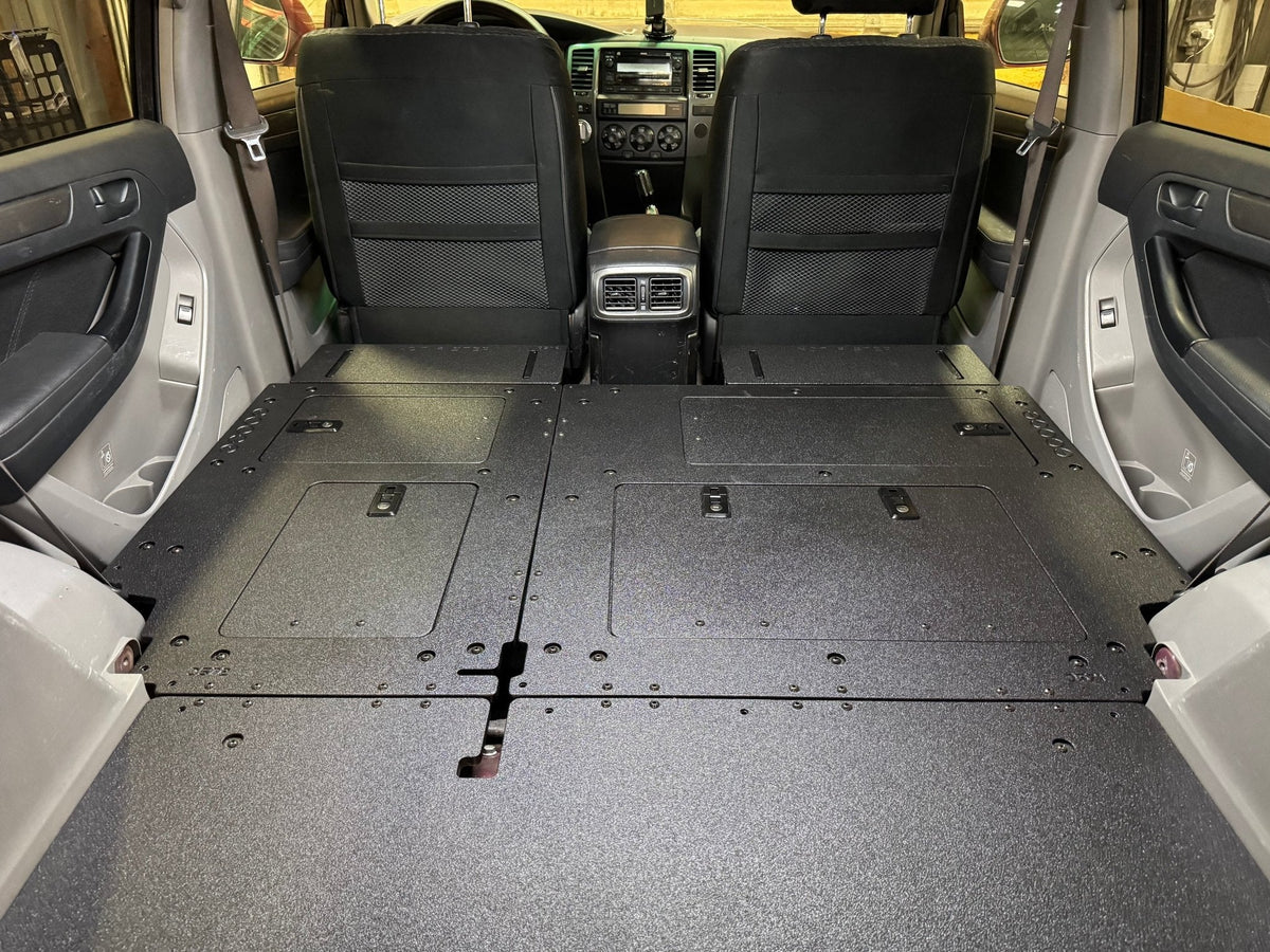 Goose Gear second row seat delete plate system for Toyota 4Runner 4th Gen 2003-2009