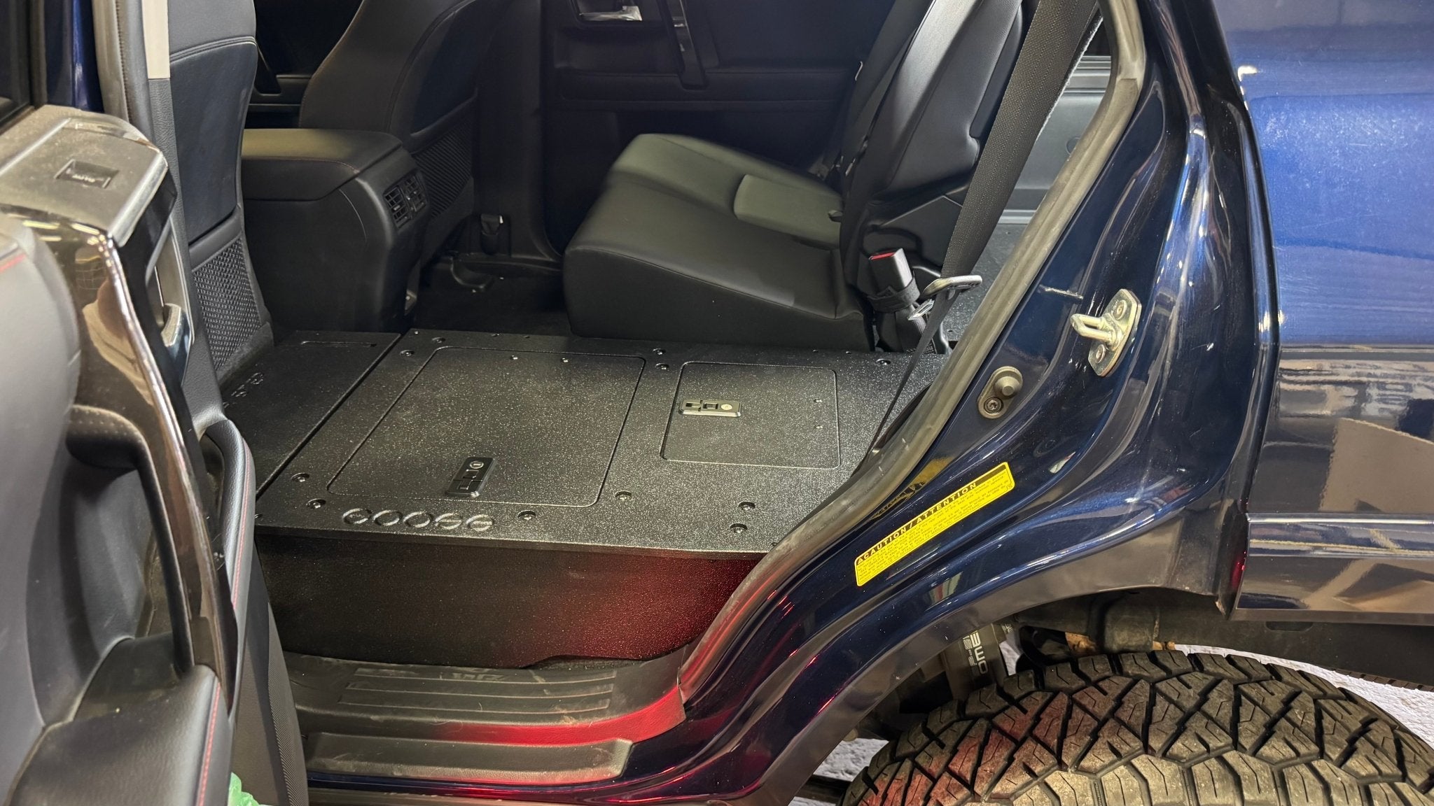 Goose Gear Toyota - 4Runner - 2010-2024 - 5th Gen - Standard - Explore Series - Seat Delete Plate System - Second Row - V2 - Plate Based