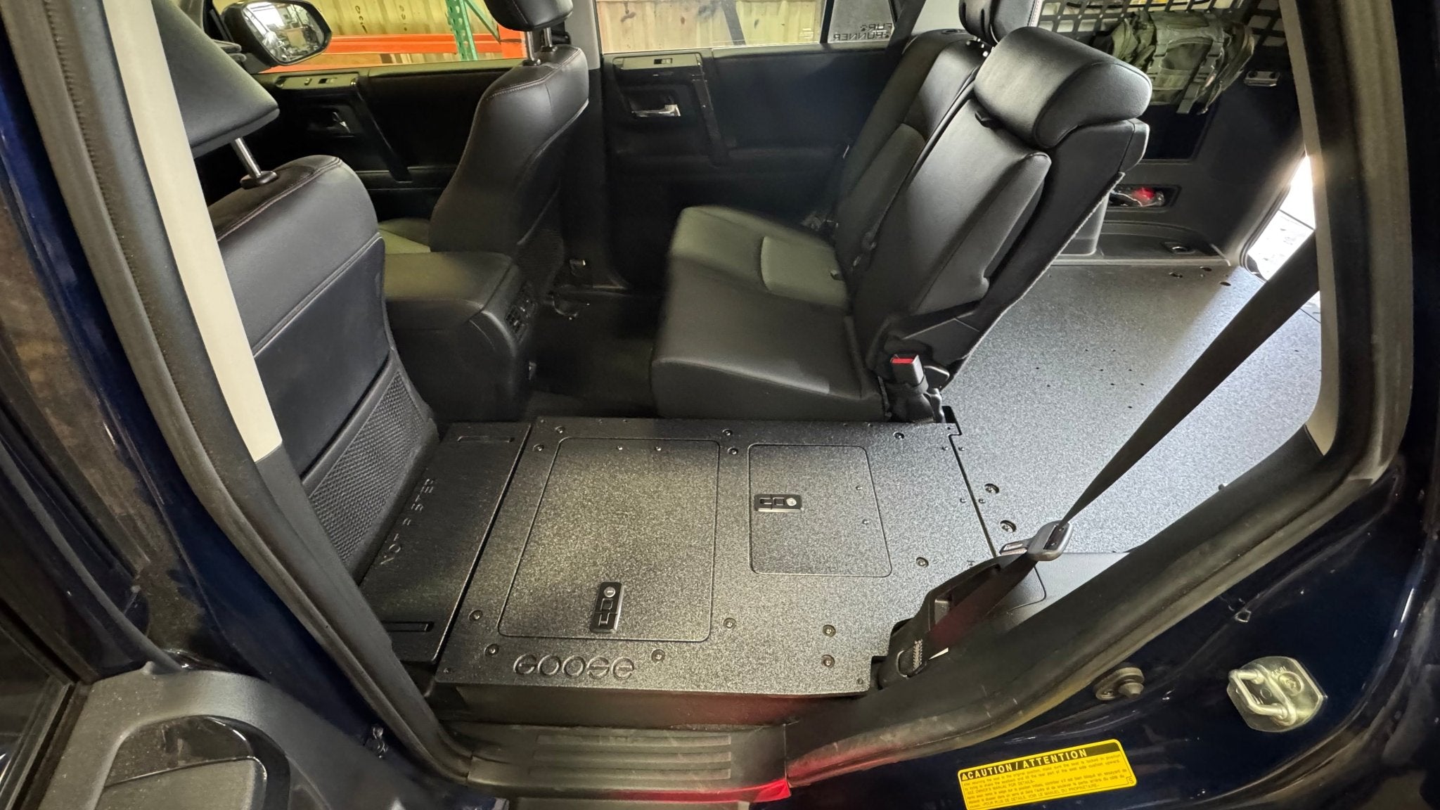 Goose Gear Toyota - 4Runner - 2010-2024 - 5th Gen - Standard - Explore Series - Seat Delete Plate System - Second Row - V2 - Plate Based