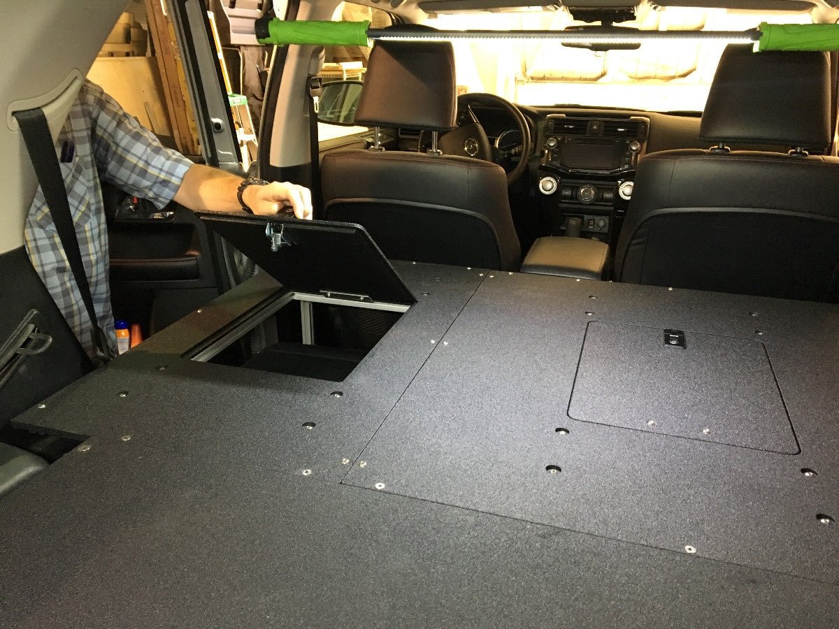 Toyota 4Runner 2010-2024 5.ª generación: sistema de placa de eliminación de asientos de la segunda fila: altura del módulo