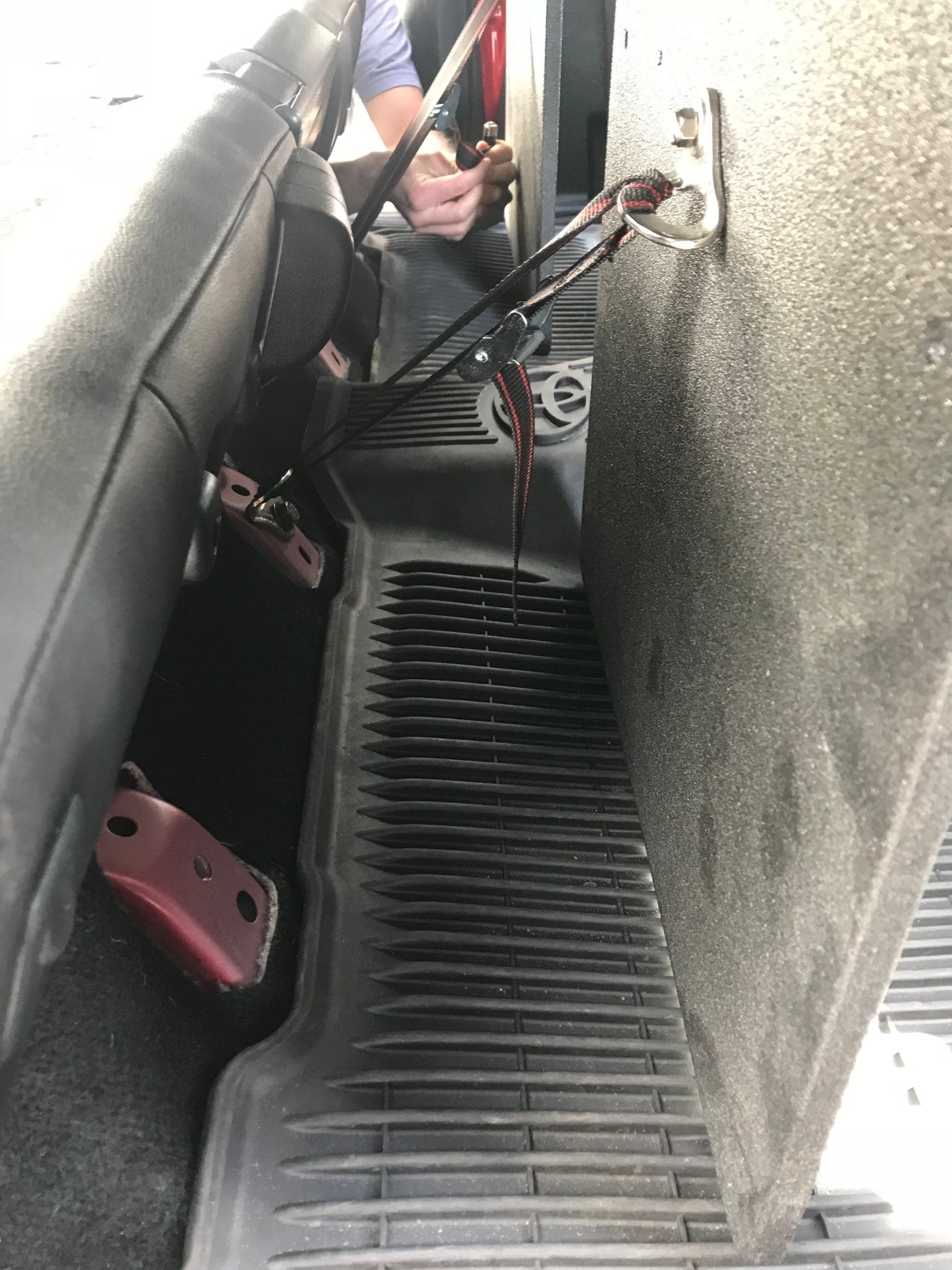 Toyota 4Runner 2010-2024 5.ª generación: sistema de placa de eliminación de asientos de la segunda fila: altura del módulo