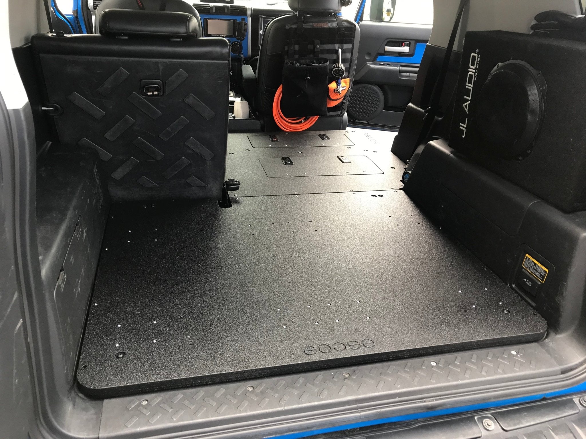 Toyota FJ Cruiser 2006-2014 - Sistema de placa de eliminación del asiento de la segunda fila