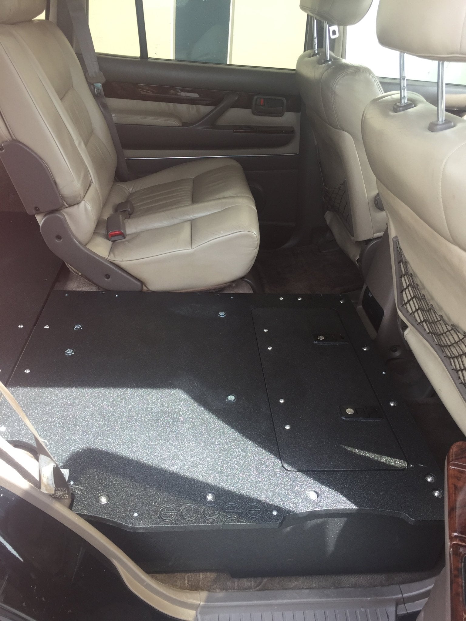 Sistema de placa de eliminación del asiento de la segunda fila de Toyota Land Cruiser 1991-1997 Serie 80