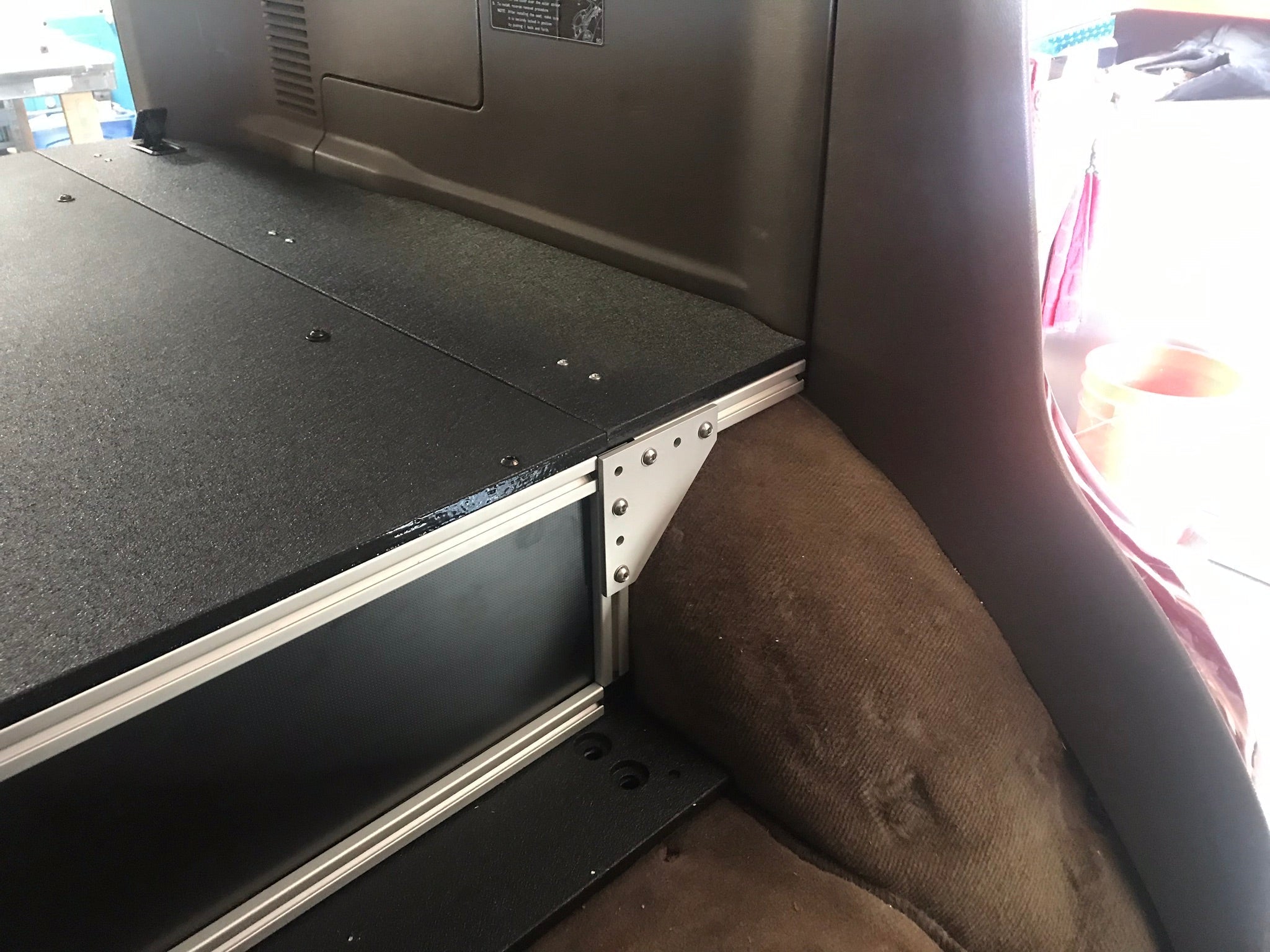 Goose Gear Toyota Land Cruiser 1991-1997 80 Series - Side x Side Drawer Module with Fitted Top Plate - 43-3/8" W x 8" H x 40" D