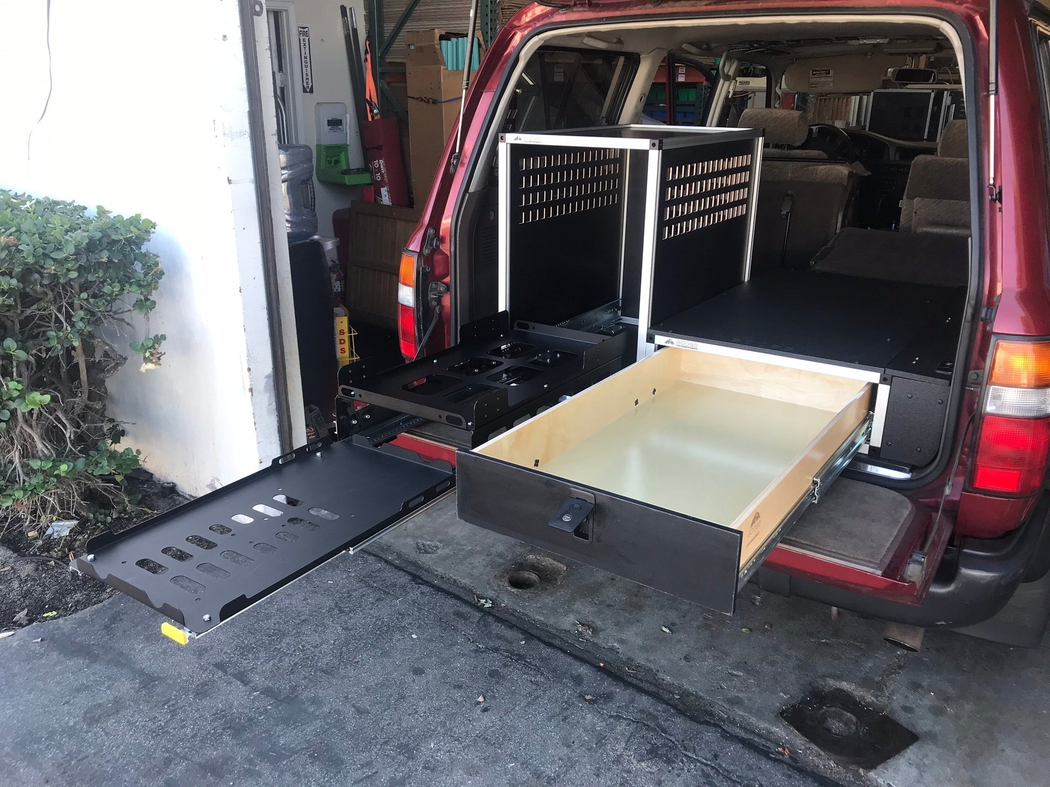 Toyota Land Cruiser 1991-1997 Serie 80 - Módulo de cajón único con placa superior ajustada - 19-3/16" de ancho x 8" de alto x 40" de profundidad