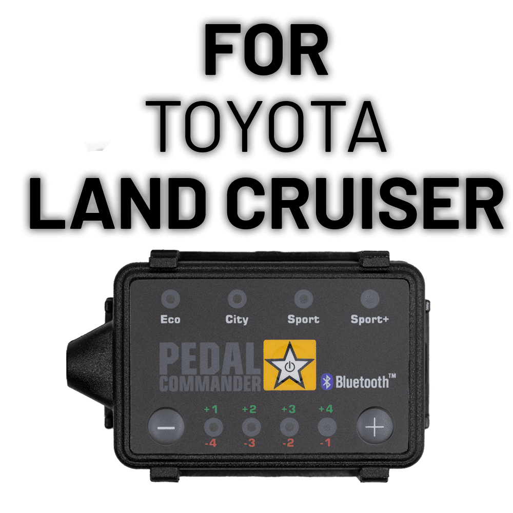 Pedal Commander throttle response controller for Toyota Land Cruiser