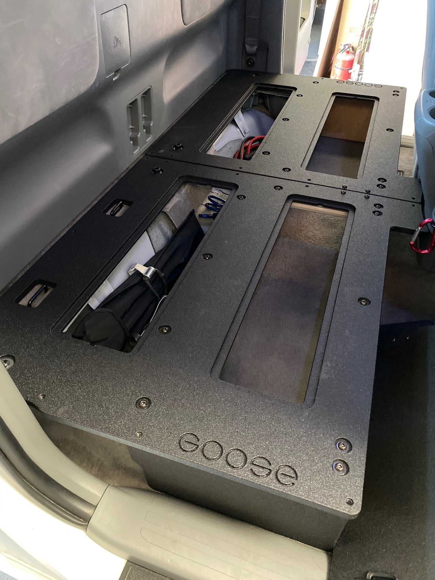 Toyota Tacoma 2005-2015 2.ª generación, cabina Access: sistema de placa de eliminación del asiento de la segunda fila