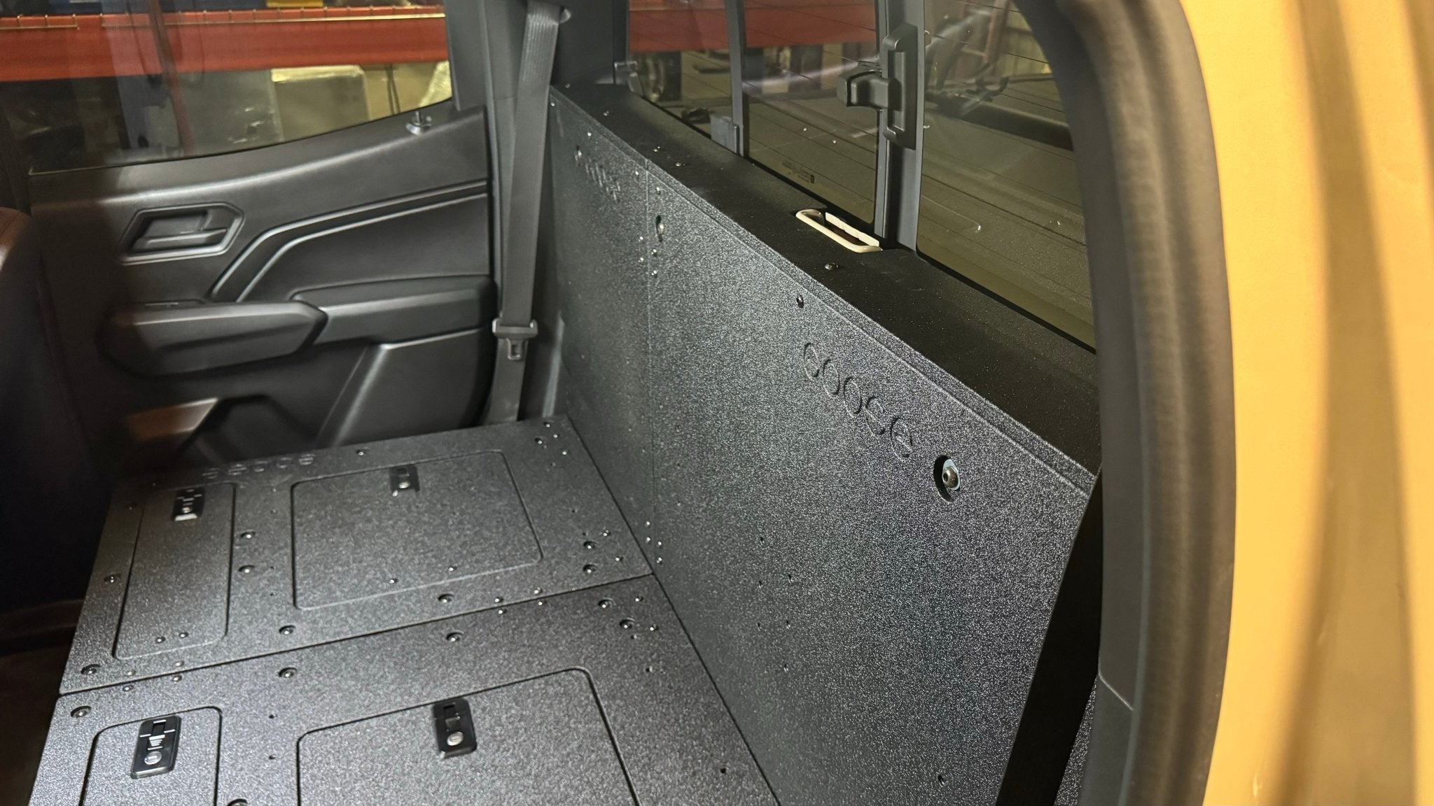 Goose Gear Toyota Tacoma 2005-2023 2nd and 3rd Gen Double Cab - Second Row Seat Delete Plate System