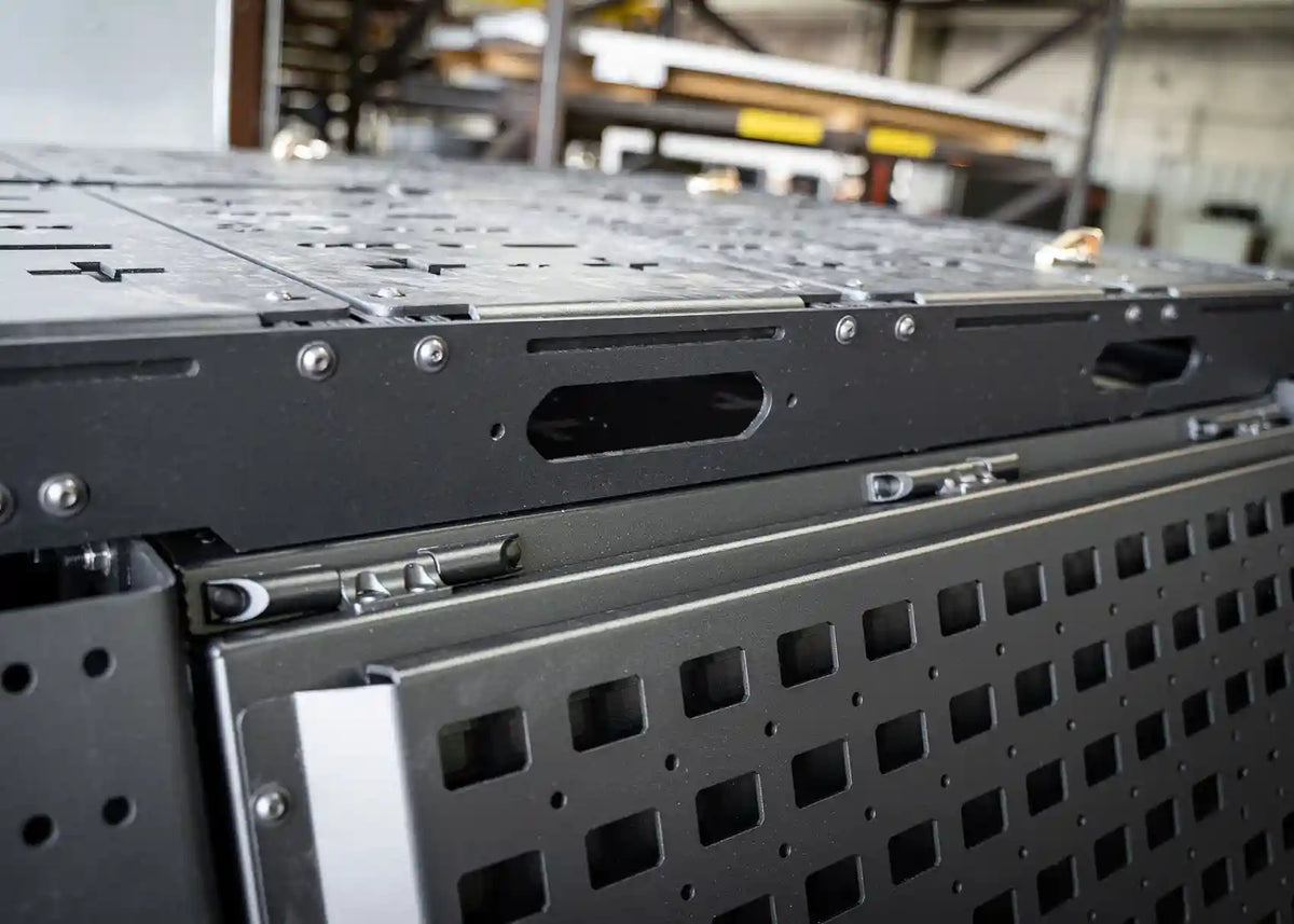 toyota-tacoma-aluminum-bed-rack-storage-box-installed - NVMOS